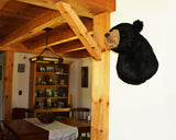 Black Bear - Largest Plush Wall Mount - 'Shash'