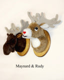 Moose Small Plush Wall Mount - 'Maynard'