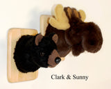 Moose Tiny Plush Wall Mount - 'Sunny'