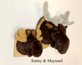 Moose Tiny Plush Wall Mount - 'Sunny'