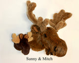 Moose Tiny Plush Wall Mount - 'Sunny'