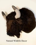 Buffalo X-Large Plush Wall Mount - 'Dakota'