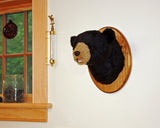 Bear Black Small Plush Wall Mount - 'Harry'