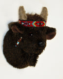 Buffalo Tiny Plush Wall Mount - 'Joseph'