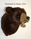 Bear Brown large Plush Wall Mount - 'Max'