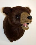 Bear Brown large Plush Wall Mount - 'Max'