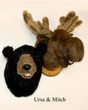 Moose Large Plush Wall Mount - 'Mitch'