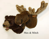 Moose Large Plush Wall Mount - 'Mitch'