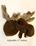 Moose Large Plush Wall Mount - 'Mitch'