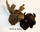 Moose Large Plush Wall Mount - 'Mitch'