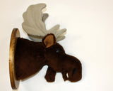 Moose medium Plush Wall Mount - 'Shorty'