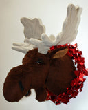 Moose medium Plush Wall Mount - 'Shorty'