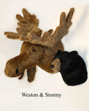 Moose Largest Plush Wall Mount - 'Weston'