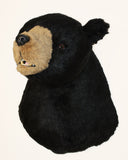 Black Bear - Largest Plush Wall Mount - 'Shash'
