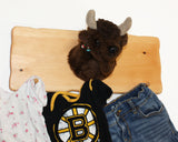 Cap rack with Plush Animal Mount - Bear or Buffalo