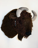 Buffalo X-Large Plush Wall Mount - 'Dakota'