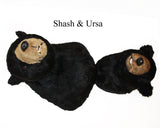 Black Bear - Largest Plush Wall Mount - 'Shash'