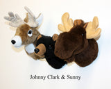 Bear Black Tiny Plush Wall Mount - 'Clark'