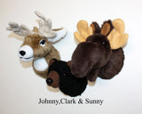 Bear Black Tiny Plush Wall Mount - 'Clark'