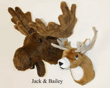 Deer Large Plush Wall Mount - 'Bailey' - Fairgame Wildlife