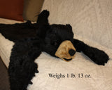 Rug Black Bear Medium Plush Animal Decor