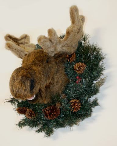 Moose Large Plush Wall Mount - 'Mitch'