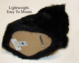 Bear Black Medium Plush Mount - 'Patrick'