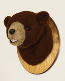 Bear Brown Small Plush Wall Mount - ' Rusty'