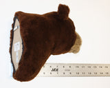 Bear Brown Small Plush Wall Mount - ' Rusty'