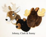 Moose Tiny Plush Wall Mount - 'Sunny'