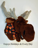 Moose medium Plush Wall Mount - 'Shorty'