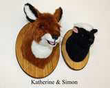 Skunk Small Plush Wall Mount - 'Simon'