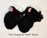 Skunk Small Plush Wall Mount - 'Simon'