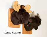 Buffalo Tiny Plush Wall Mount - 'Joseph'