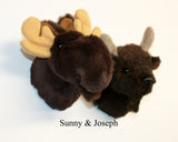 Moose Tiny Plush Wall Mount - 'Sunny'
