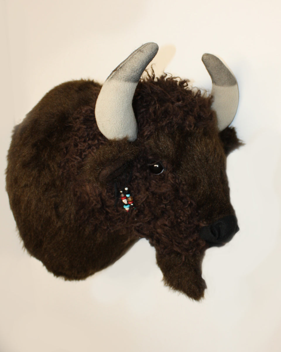 Large Stuffed Plush Buffalo Mount – Fairgame Wildlife