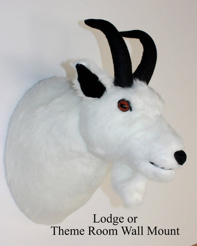 Mountain Goat Large Plush Wall Mount - 'Vinnie Van Goat'