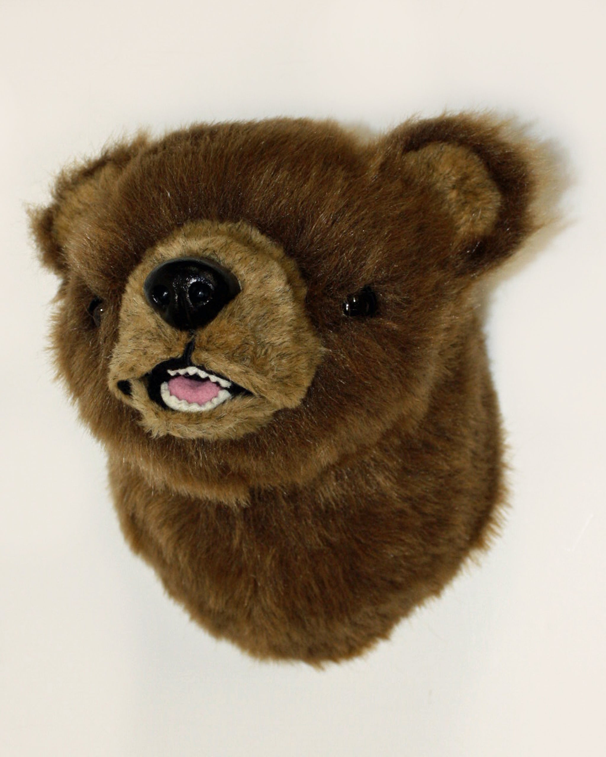 Medium Plush Stuffed Grizzly Bear Mount – Fairgame Wildlife